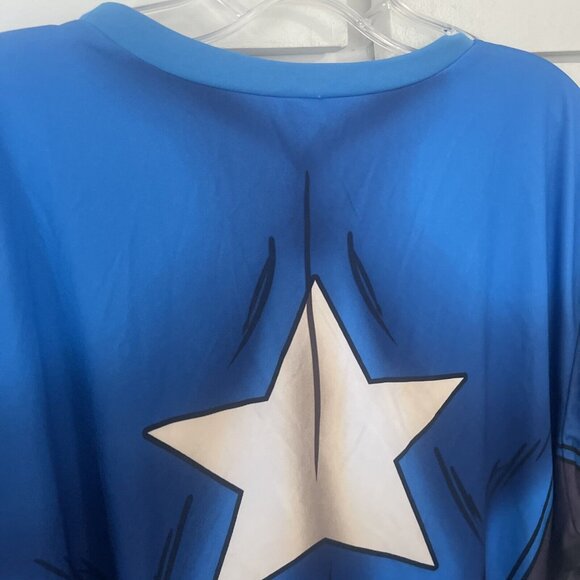 Captain America Marvel Costume Short Sleeve T-Shirt Boys Large / Extra Large - Picture 10 of 13